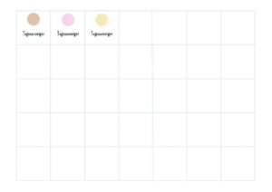 Wochenplaner Symbole zum Ausdrucken kostenlos zum Download als PDF